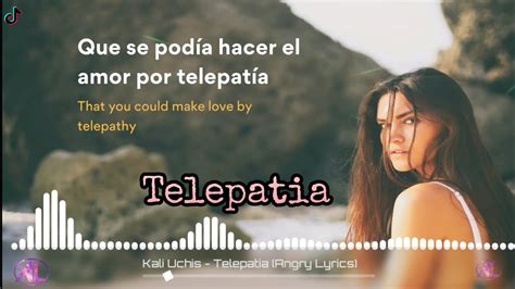 Telepatia - Kali Uchis | English Translated Lyrics - YouTube