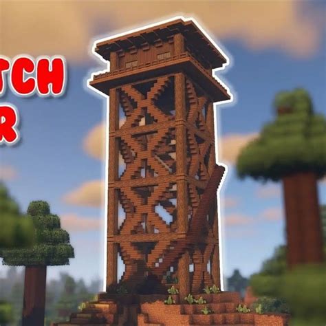 The BEST Minecraft House Ideas | Cool Firewatch Tower | Minecraft, Minecraft houses, Minecraft ...