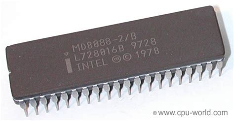 Intel 8088 microprocessor family