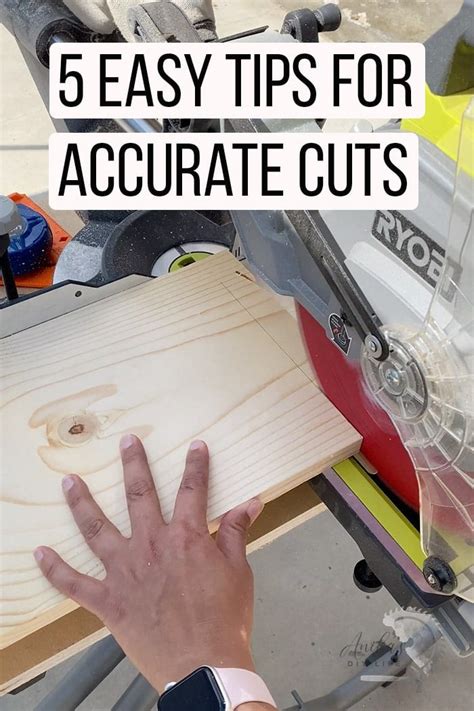 5 Miter Saw Tips - How To Make Accurate Cuts - Anika's DIY Life