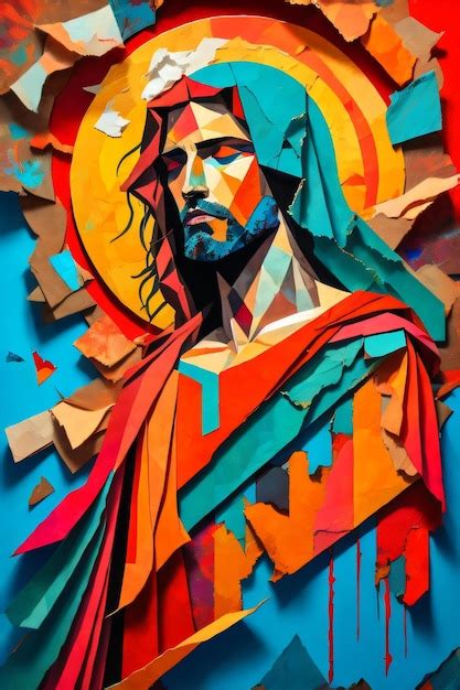 Premium AI Image | Illustration of Jesus Christ oil painting made with Generative AI