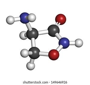 Cycloserine Dcycloserine Tuberculosis Drug Chemical Structure Stock ...