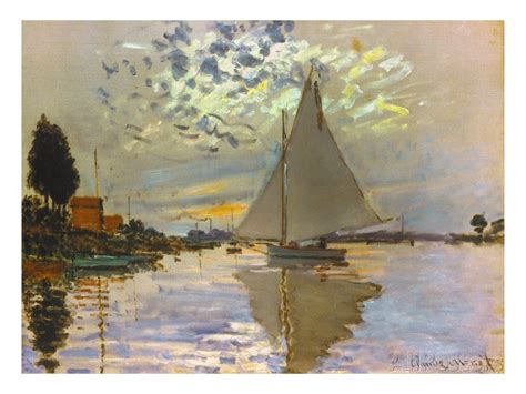 'Monet: Sailboat' Giclee Print - Claude Monet | AllPosters.com | Sailboat art, Claude monet ...