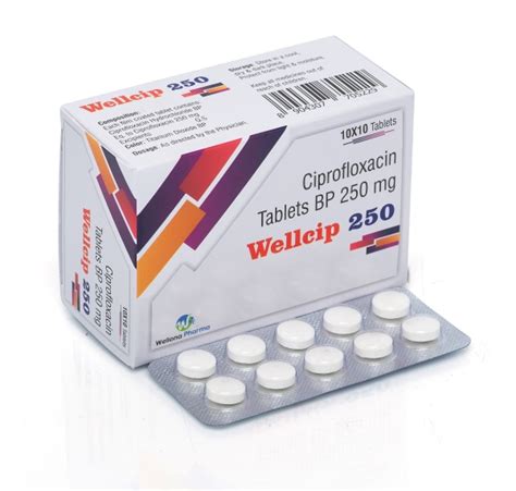 Ciprofloxacin 250mg Tablets Manufacturer & Supplier India