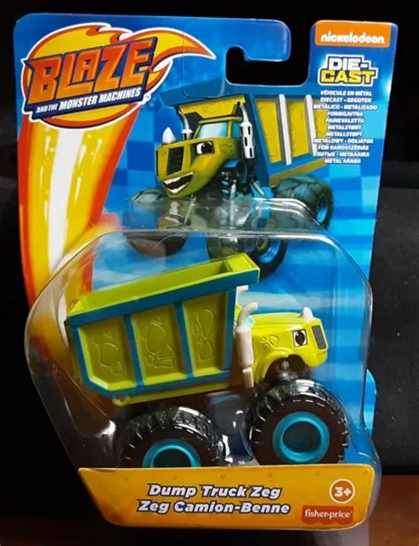 FISHER PRICE NICKELODEON Blaze and the Monster Machines Zeg Diecast Truck EUR 8,86 - PicClick IT