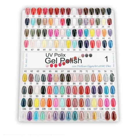 Gelish Gel Nail Polish Color Chart - dani sugandspice