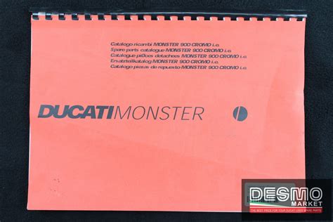 Official catalogue parts Ducati MONSTER 900 cromo MY 2001 - Desmo Market