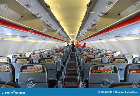 Interior of Jetstar Airbus A320 Editorial Photo - Image of passenger ...