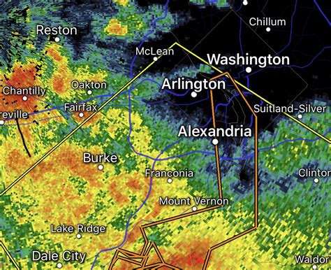 Severe Thunderstorm Warning Issued for Arlington | ARLnow.com