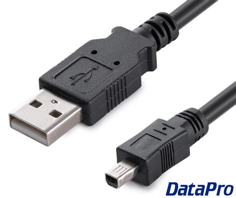 USB 2.0 A to 4-Pin Mini-B -- DataPro