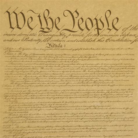 U.S. Constitution Poster 1 Page Full Size – National Archives Store