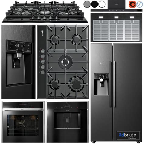 Neff Appliance Collection 3d model Buy Download 3dbrute