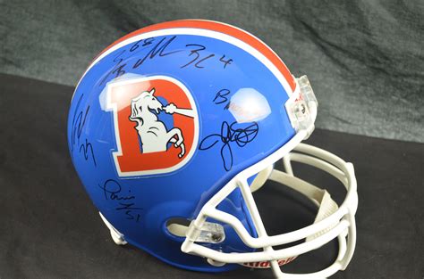 Lot Detail - Denver Broncos 2013 Autographed Helmet w/10 Signatures