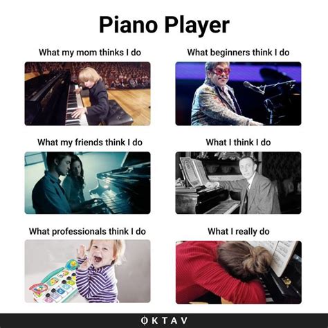 Piano Player Meme | Music jokes, Musician memes, Musical jokes