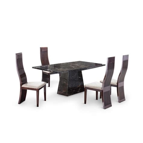 ScS Signature Adelaide 1.8M Marble Dining Table & 4 Chairs by SCS ...