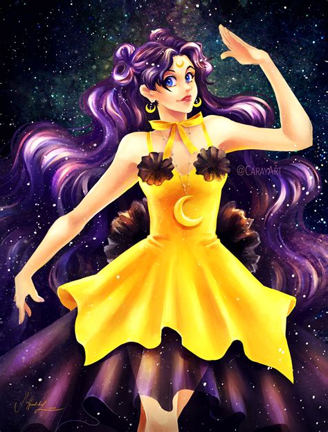 Caraya's Art, Human Luna from the Sailor Moon S Movie 🌜 (how...