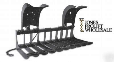 X-treme root grapple rake skid steer bobcat cat deere