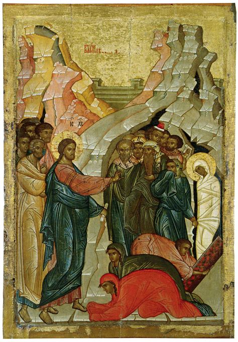 The Raising of Lazarus. 1470–1480s | Raising of lazarus, Russian icons, Orthodox icons