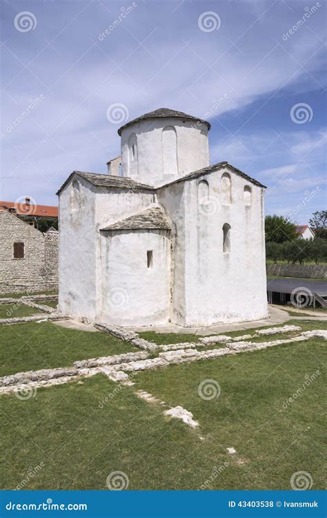 Cathedral of Holy Cross in Nin Stock Photo - Image of archeological, medival: 43403538