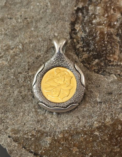 24k Gold Coin Pendant