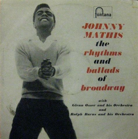 Johnny Mathis(2x12" Vinyl LP Gatefold)The Rhythm & Ballads Of Broadway-VG+/VG+ | eBay