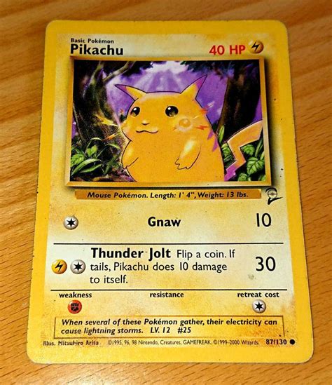 Shiny Pikachu Pokemon Card