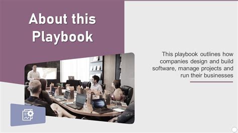 Playbook Software Design Development About This Playbook | Presentation ...