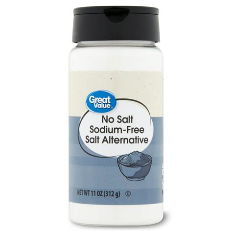 Great Value No Salt Sodium-Free Salt Alternative, 11 oz - Walmart.com