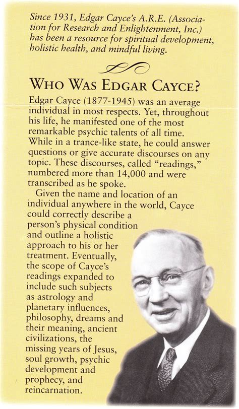 Do You Know Edgar Cayce? - Gifted Psychics