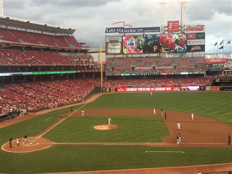 Breakdown Of The Great American Ball Park Seating Chart | Cincinnati Reds