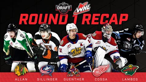 Five WHL players selected in first round of 2021 NHL Draft – WHL Network