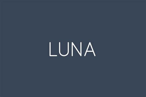 Luna | Fonts Shmonts