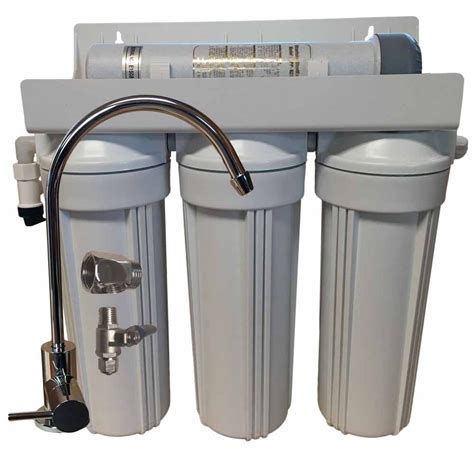 4 Stage 10-inch Drinking Water Filter for Sediment, Lead, Iron, Chlorine, Chemicals, and Odors ...