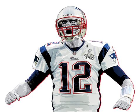 Tom Brady Vector Sport Illustration on Behance