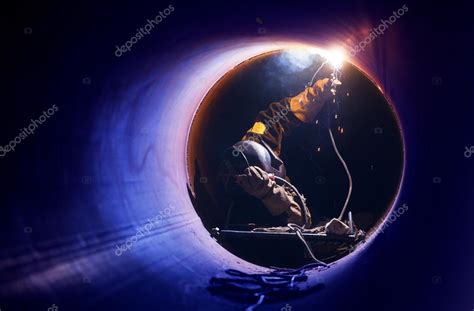 Gas pipeline construction — Stock Photo © stetsko #104297582