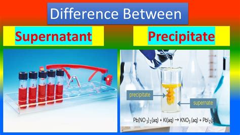 Difference between Supernatant and precipitate - YouTube