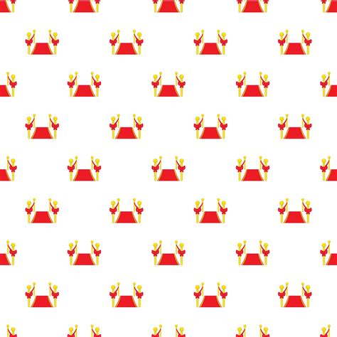 Red carpet pattern, cartoon style 15079893 Vector Art at Vecteezy