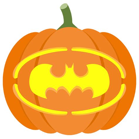 Batman Sign Pumpkin Stencil | Free Printable Papercraft Templates