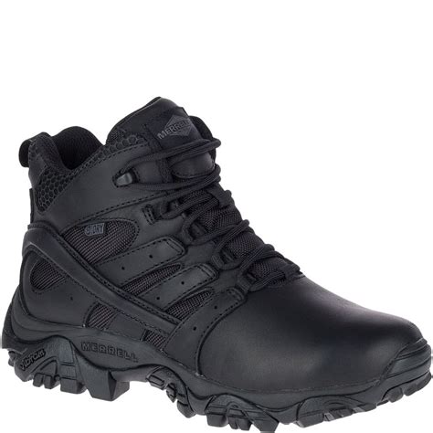 Merrell Women's Moab 2 Tactical Response WP Uniform Boots - Black ...