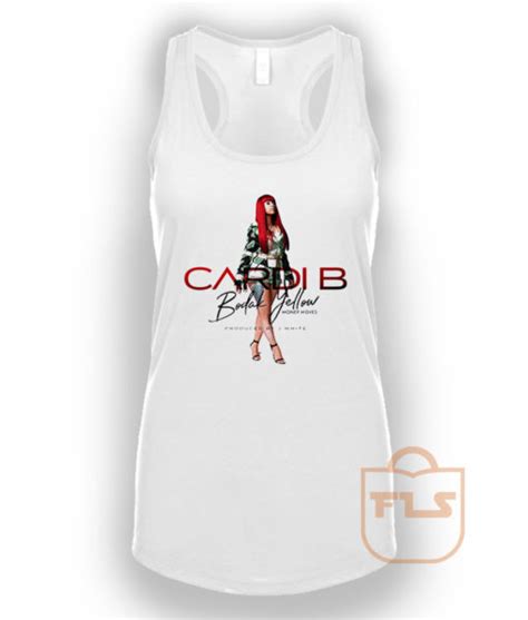 Cardi B Bodak Yellow Tank Top - FEROLOS.COM | Cheap Graphic Tees