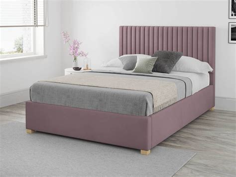 Harper Pink Fabric Ottoman Storage Bed - 33 Colours - Single Double King Supe... | eBay