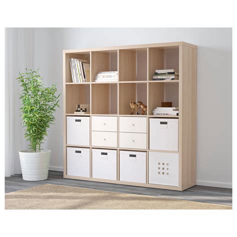 Ikea Kallax 16 Cube Storage Bookcase Square Shelving Unit Various ...