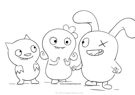 Ugly Dolls Coloring pages – Download Uglydolls for coloring