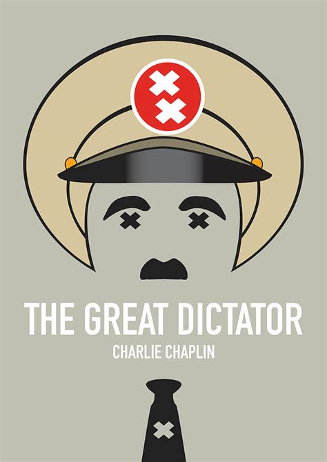 The Great Dictator - Alternative Movie Poster Digital Art by Movie ...