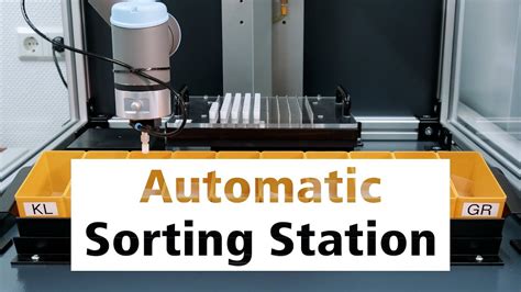 Automatic sorting station – Automation system from Schneider Messtechnik - YouTube