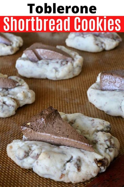 Toblerone Shortbread Cookies Recipe | dobbernationLOVES