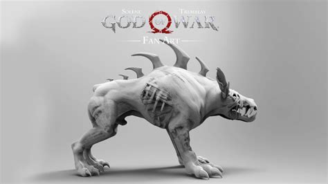 ArtStation - Fan art - God of War - Creature: Garm, Solène TREMBLAY | Fan art, Art, God of war