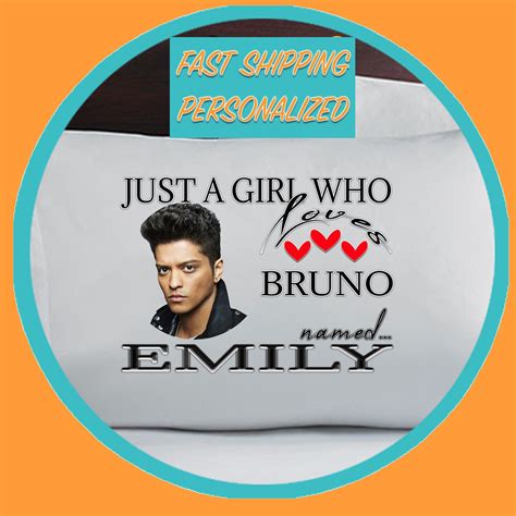 Bruno Mars | Merch | Christmas | Gifts | Bedding | Pillow | Pillowcase | Personalized | Custom ...