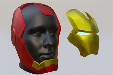 STL file iron man helmet 3D print model 👨 ・3D print model to download・Cults