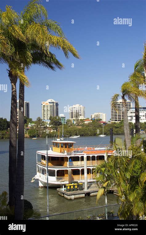 Paddle Steamer Brisbane River Brisbane Queensland Australia Stock Photo - Alamy